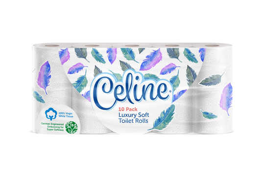 Celine Luxury Toilet Tissue - Ten Pack