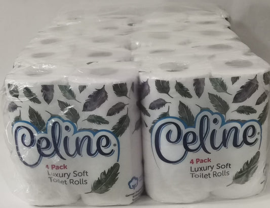 Celine Luxury Toilet Tissue -  Four Pack