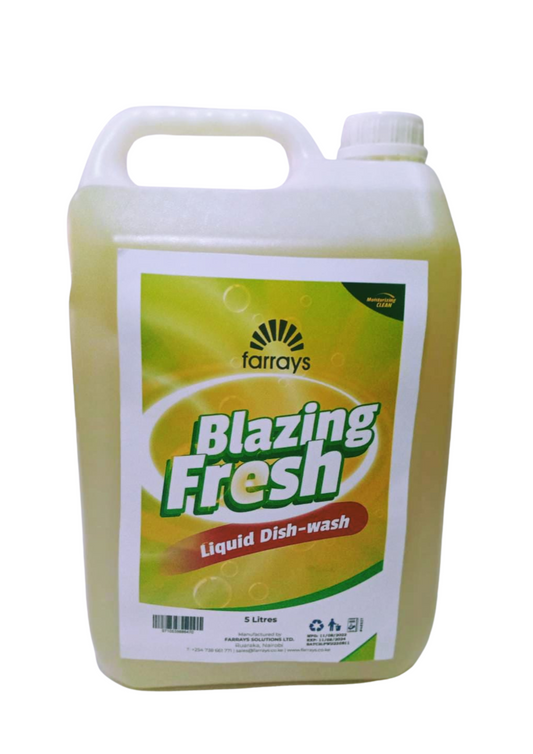 Farrays Liquid Dish Wash 5Lt - Blazing Fresh