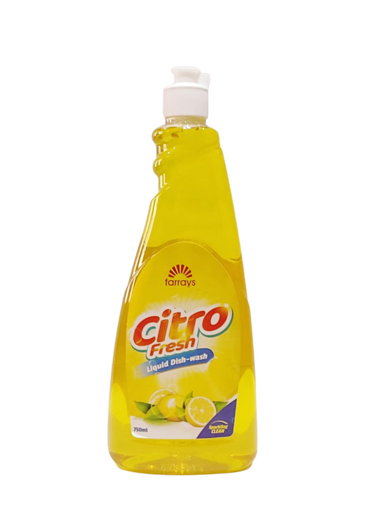 Farrays Liquid Dish Wash 750ml - Citro Fresh