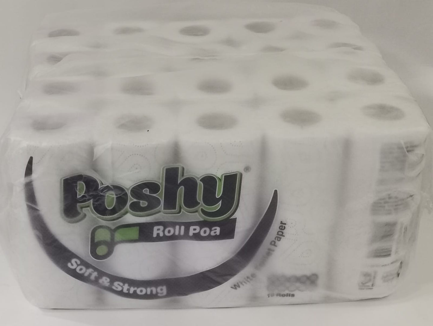 Poshy Roll Poa - Ten Pack - Coloured Green or Pink