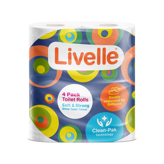 Livelle Toilet Tissue - Four Pack
