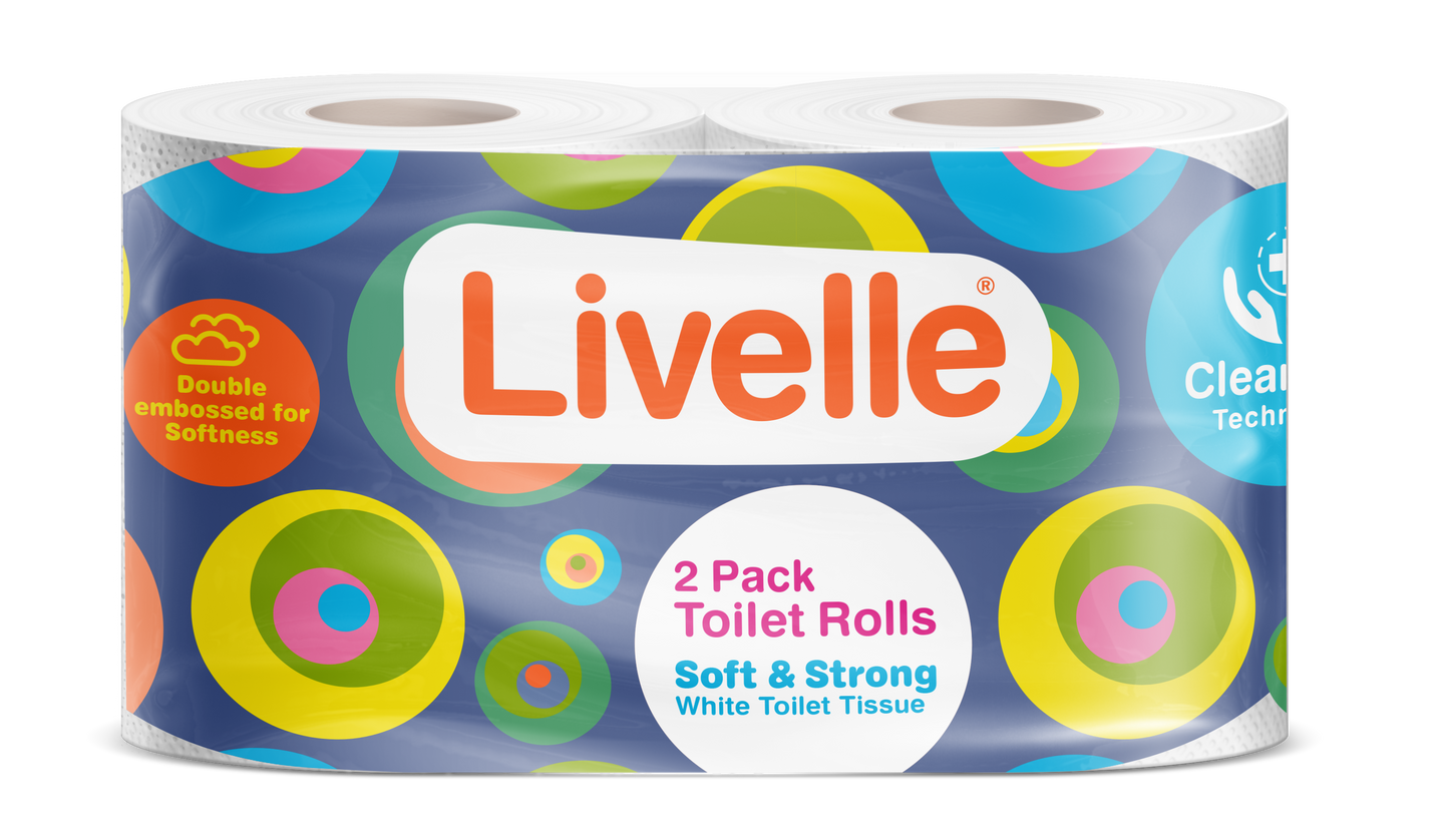 Livelle Toilet Tissue -  Twin Pack