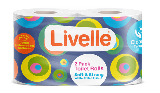 Livelle Toilet Tissue -  Twin Pack